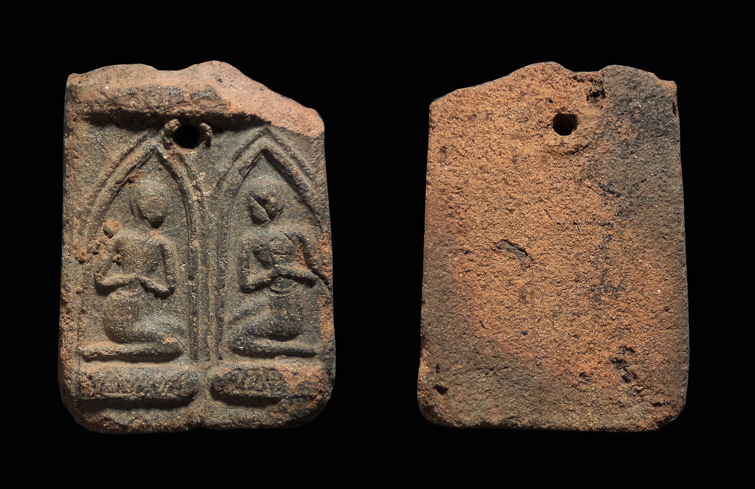 พระพิมพ์ พระโมคคัลลา-พระสารีบุตร พระนายแหยม กรุวัดหงษ์ปทุมวาส จ.อยุธยา