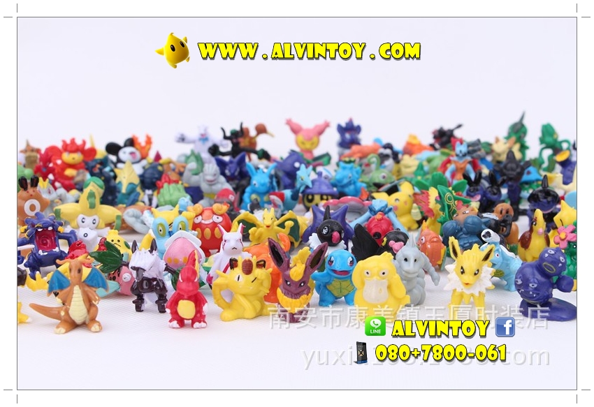 โมเดล Pokemon - โปเกม่อน 288 ตัว