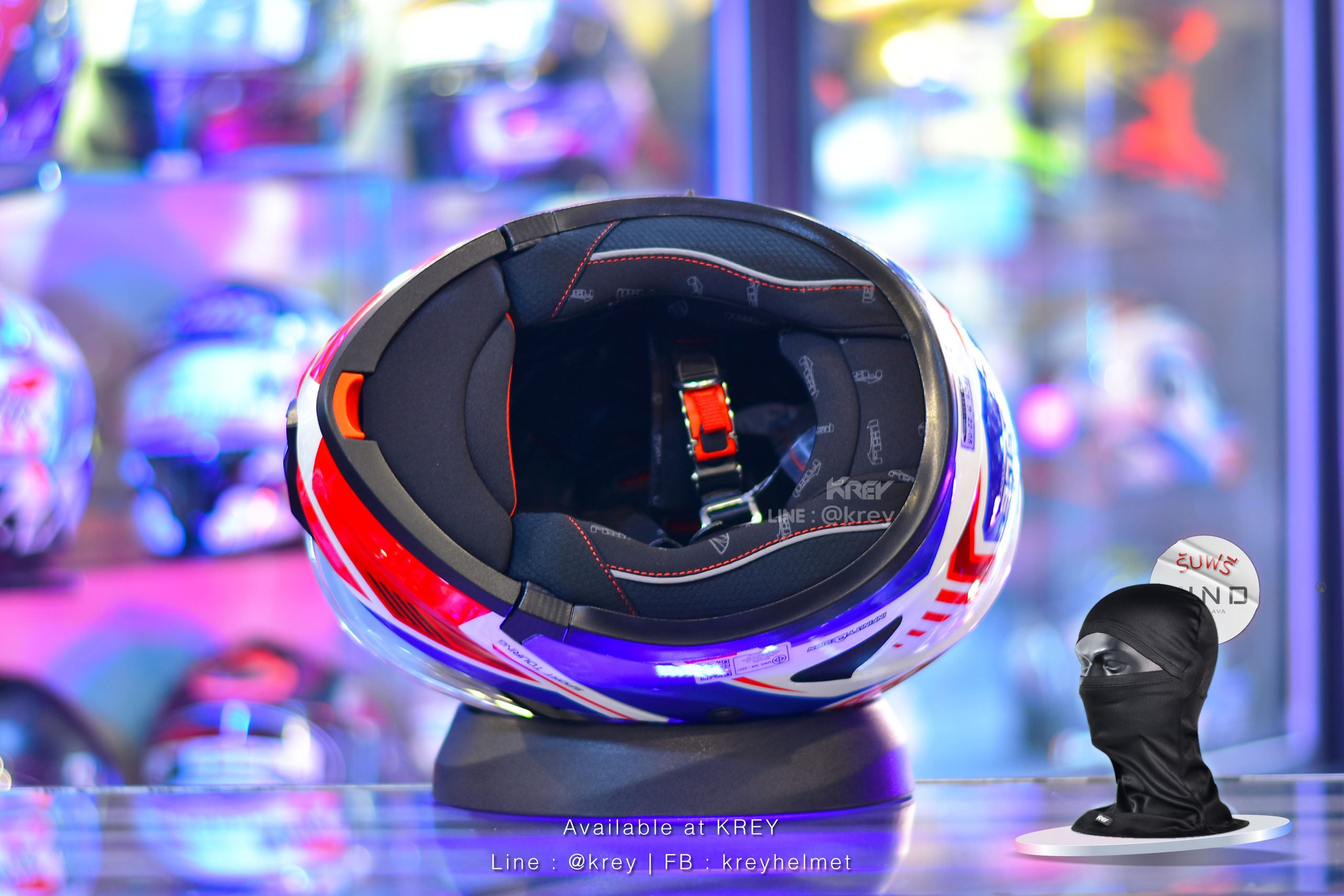 Real model Storm Eagle Force White Blue Red