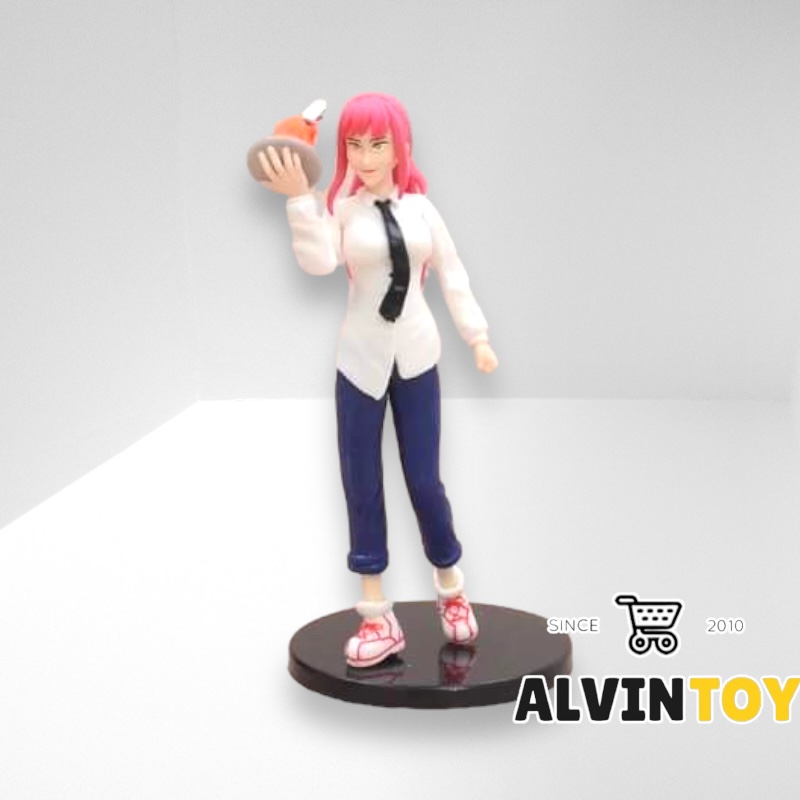 Action Figure โมเดล Chainsaw Man เชนซอว์แมน มนุษย์เลื่อยยนต์ เซ็ต 6 ตัว ขนาดความสูง 12 ซม. มีฐาน งานสวย