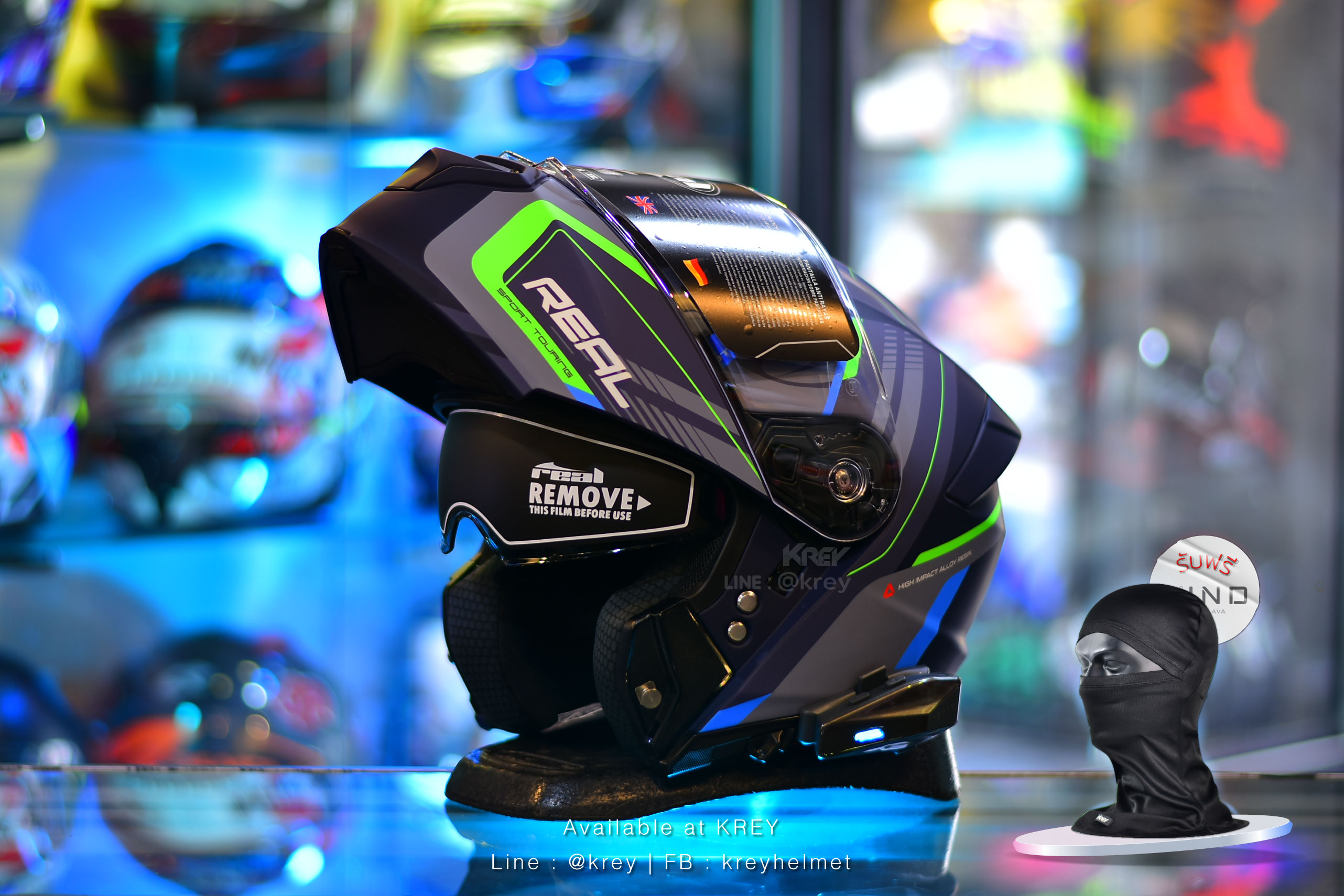 Real model Atlas Stratus Matt Dark Blue Green