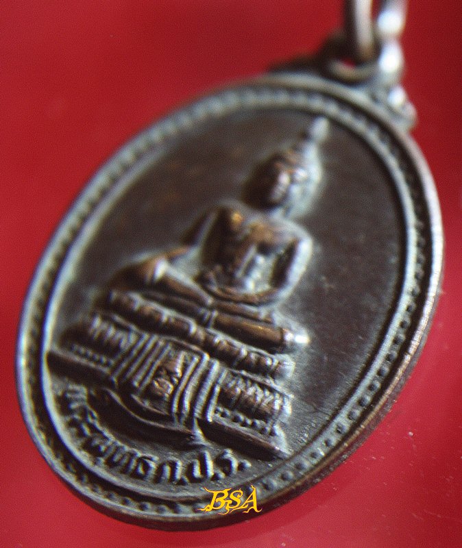 เหรียญขอบไข่ปลา พระพุทธ ภ.ป.ร. วัดสวนหงษ์ อ.เมือง จ.นครนายก งานผูกพัทธสีมา ปี 2534