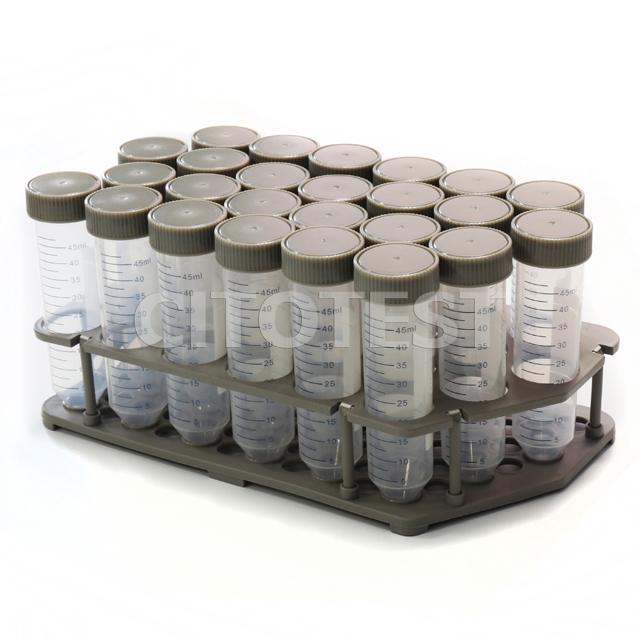 50ml Centrifuge Tube Screw Cap in Rack Gamma Sterile - CITOTEST