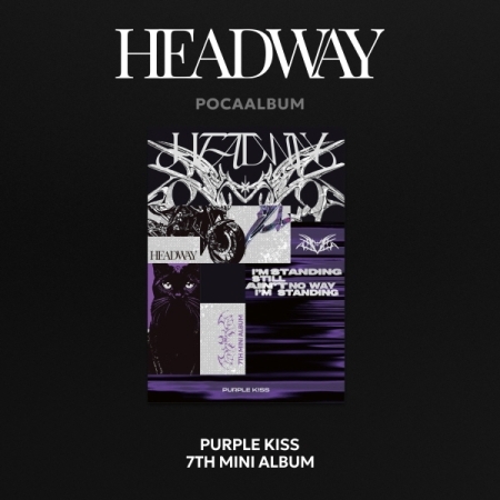 ( Pre-Order ) PURPLE KISS 7th Mini Album HEADWAY ( Poca ver ) * ไม่มี Poster * วางจำหน่าย 23 / 10 / 2024