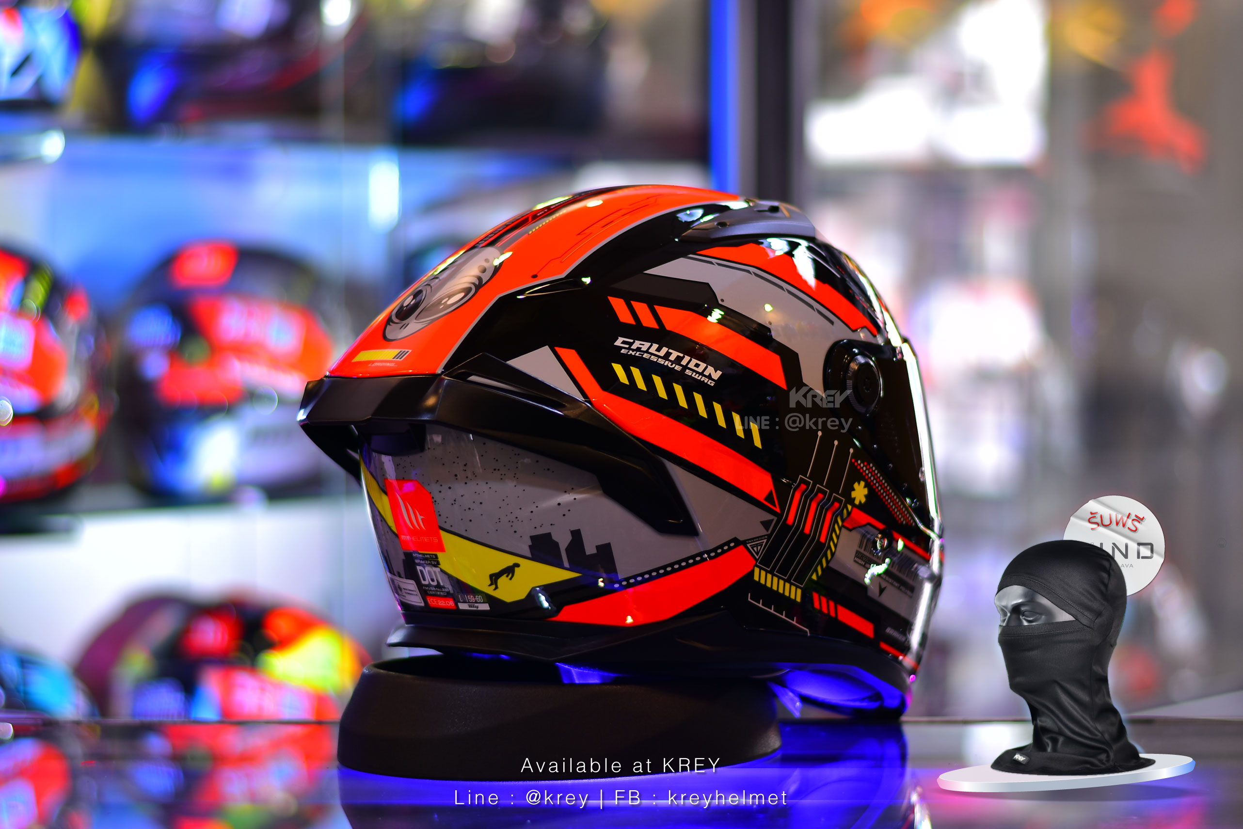 MT model BRAKER SV CYBER GLOSSY RED