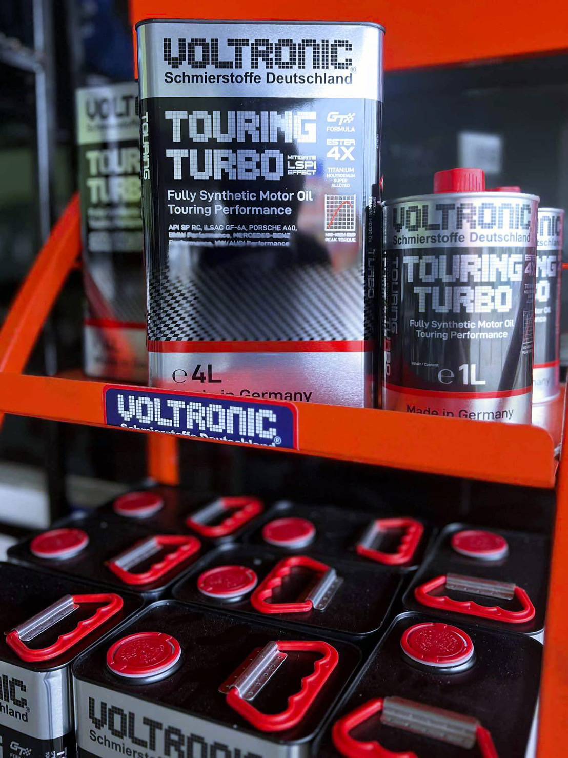 น้ำมันเครื่อง VOLTRONIC 5W40 GT API RCสังเคราะห์แท้ 100% (ขนาด 1 ลิตร)