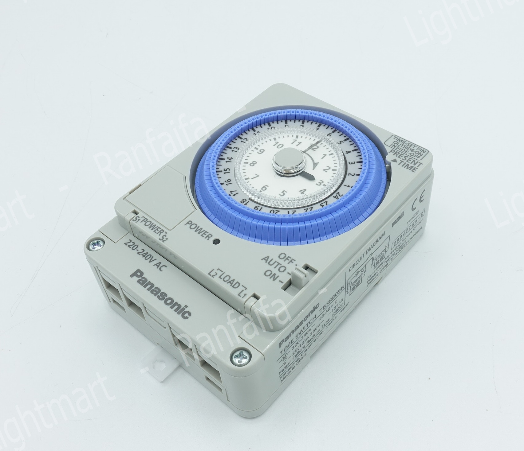 นาฬิกาตั้งเวลา 24 ชม.TB38809NE7 "Panasonic"