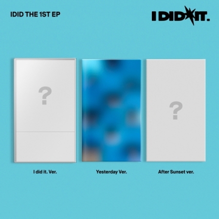 ( Pre-Order ) IDID 1st Mini Album [I DID IT.] Set 3 ver * มี Poster พับในกล่อง * วางจำหน่าย 16 / 9 / 2025