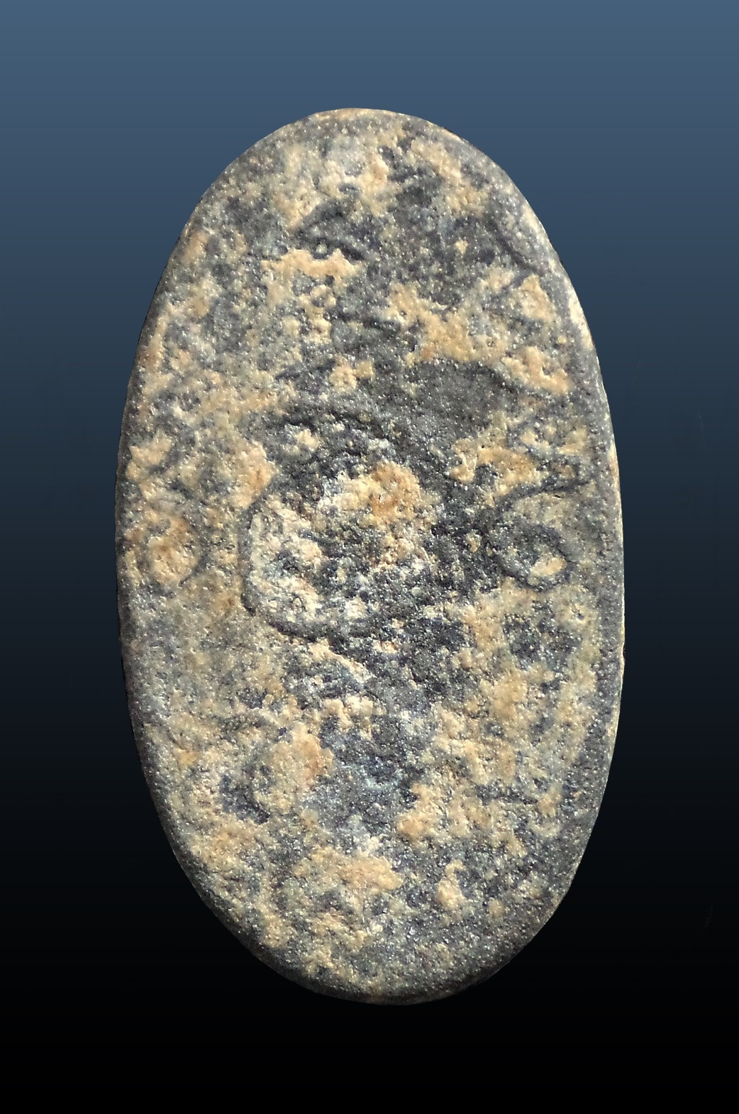 พระสวนกลับ หลังยันต์ เนื้อชิน