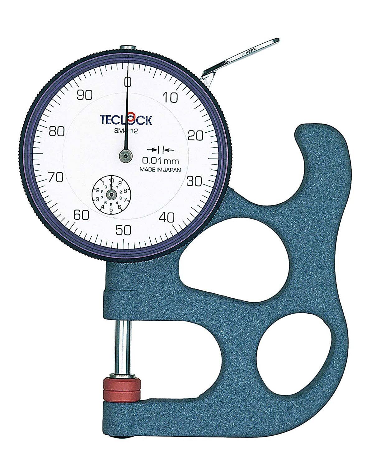 ไดอัลเกจวัดความหนา Teclock Dial Thickness Gauge, 10mm/0.01 – SM-112
