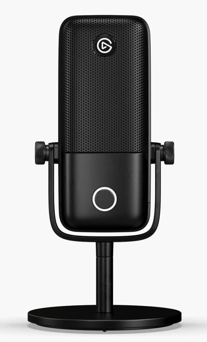 Elgato Wave 1 *ของแท้รับประกัน 2ปี* ไมค์ USB Condenser แบบ Cardioid, Broadcast, Streaming, 24bit/ 48kHz, ฟรีขาตั้ง/สายUSB