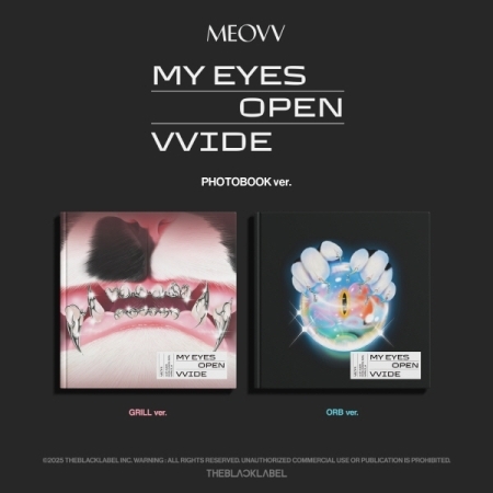 ( Pre-Order ) MEOVV 1st EP Album [MY EYES OPEN VVIDE] ( Photobook ver ) Set 2 ver * มี Poster พับในกล่อง * วางจำหน่าย 12 / 5 / 2025