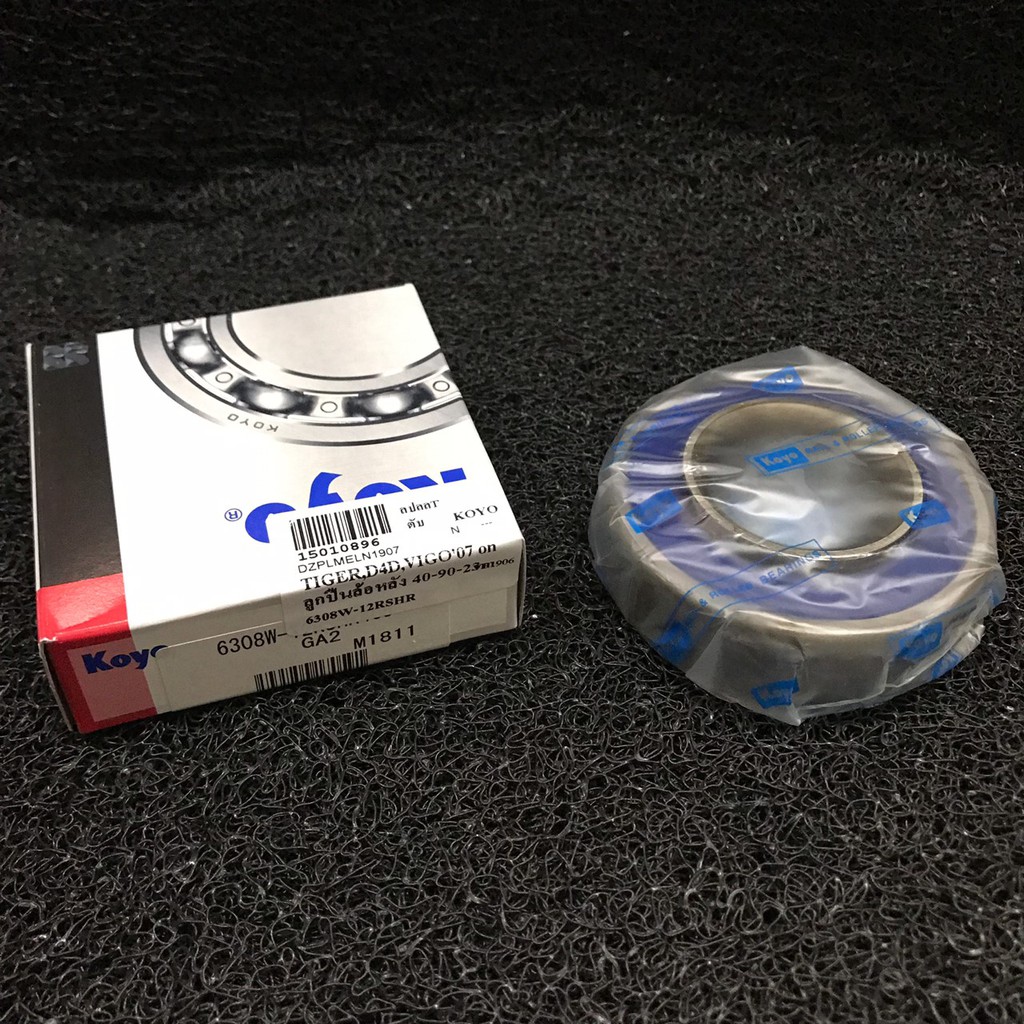 (ประกัน 1 เดือน) ลูกปืนล้อหลัง TOYOTA TIGER D4D,VIGO ปี 07 on โตโยต้า ไทเกอร์ D4D,วีโก้ (6308W-12RSHR) KOYO ขนาด 40x90x23