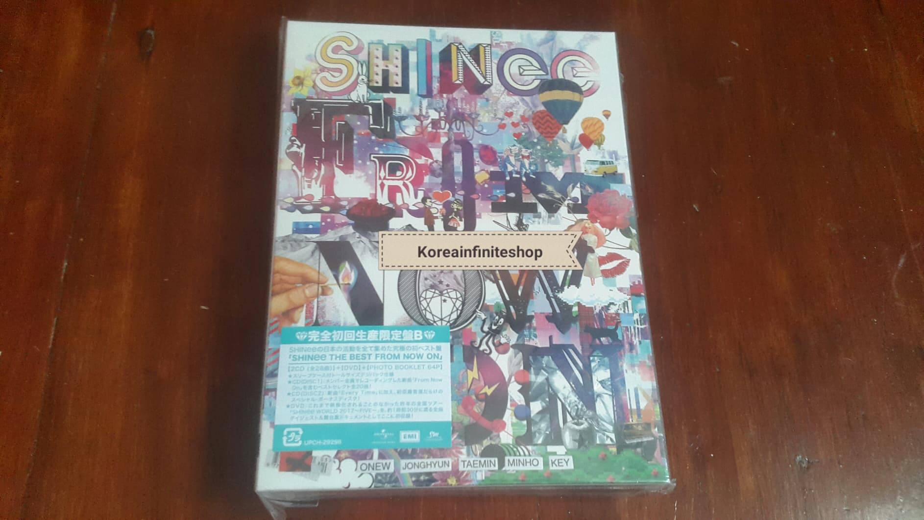( พร้อมส่ง ) SHINEE Album From Now On ( 2 cd + dvd photobook ) + Limited Poster ** สินค้านำเข้าจากญี่ปุ่น **