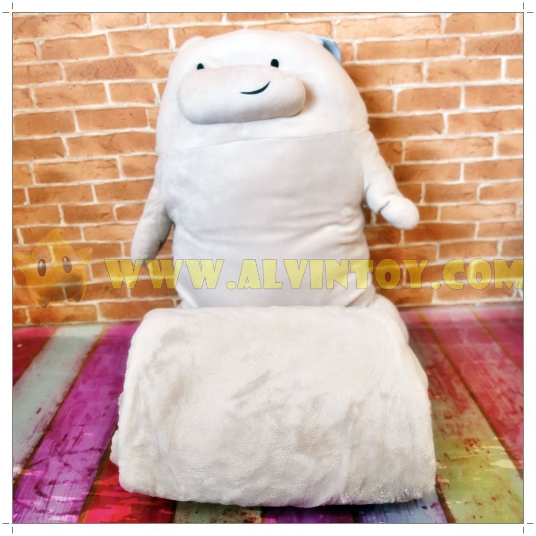 ตุ๊กตาหมอนผ้าห่มหมี ขนาดตุ๊กตา 50 ซม. ขนาดผ้าห่ม 140x90 ซม.