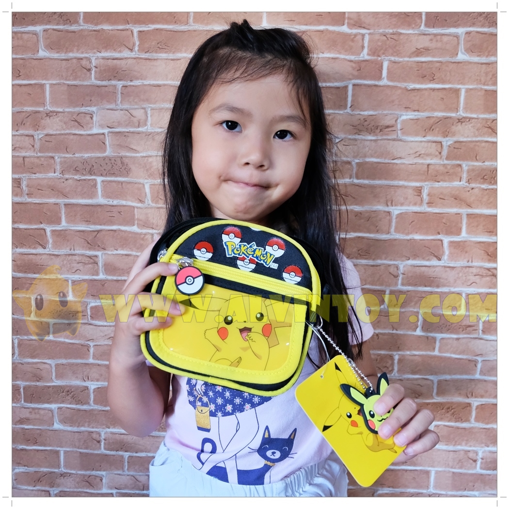 กระเป๋าสะพายข้าง Pokemon - โปเกม่อน 6 นิ้ว