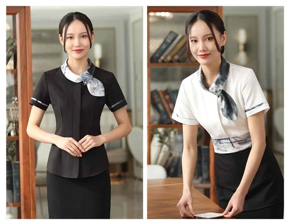 ชุดพนักงานฟร้อนโรงแรม ชุดพนักงานร้านอาหาร ชุดพนักงานเสริฟ ชุดพนักงานต้อนรับ