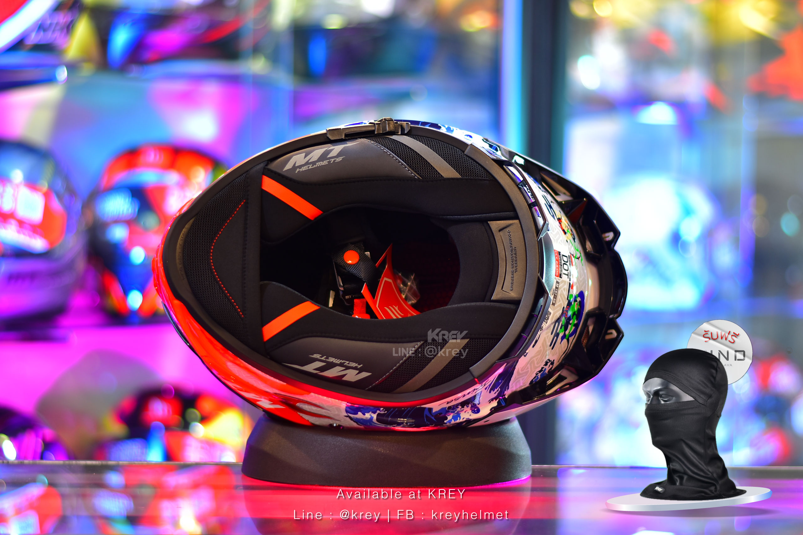 MT model THUNDER 4 SV YAMANAKA JAPAN GLASS WHITE RED