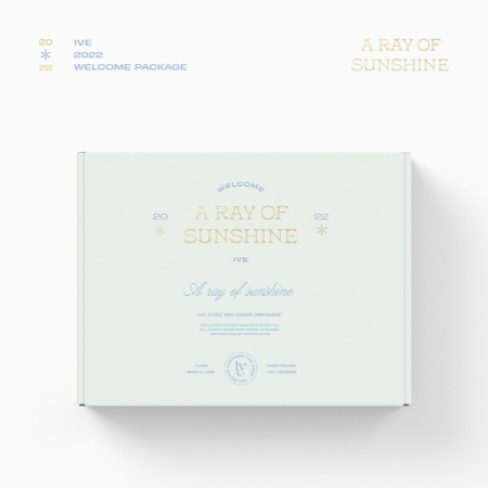 ( Pre-Order ) IVE - IVE 2022 WELCOME PACKAGE [ A RAY OF SUNSHINE ] มี Poster พับภายใน set ** สั่งเกิน 1 ชิ้นบวกค่าส่งเพิ่มชิ้นละ 20 บาท เนื่องจากสินค้าหนัก ** จำนวนจำกัด ** วางจำหน่าย 28 / 1 / 2022
