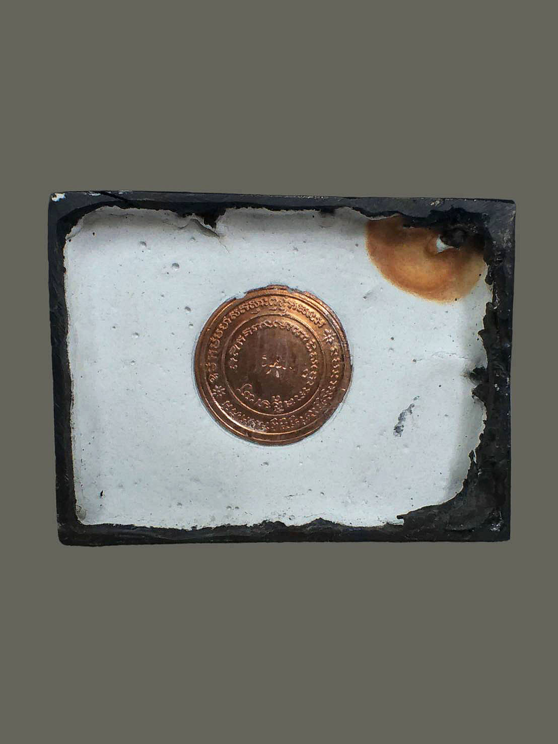 พระบูชา หลวงปู่ทวด วัดช้างให้ ปัตตานี ปี2540 เนื้อทองเหลือง ขนาดสูง 4.5 นิ้ว กว้าง 3 นิ้ว