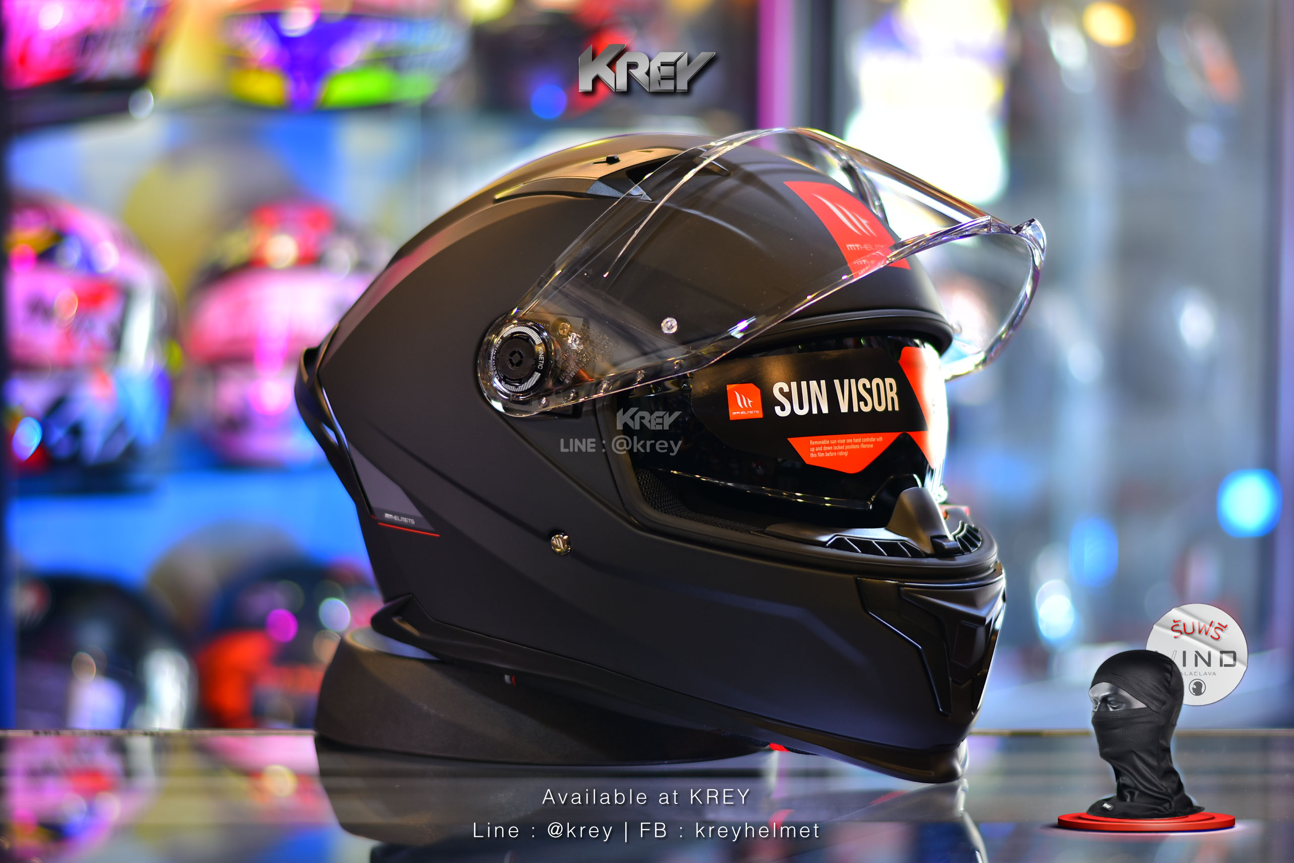 MT model BRAKER SV SOLID MATT BLACK