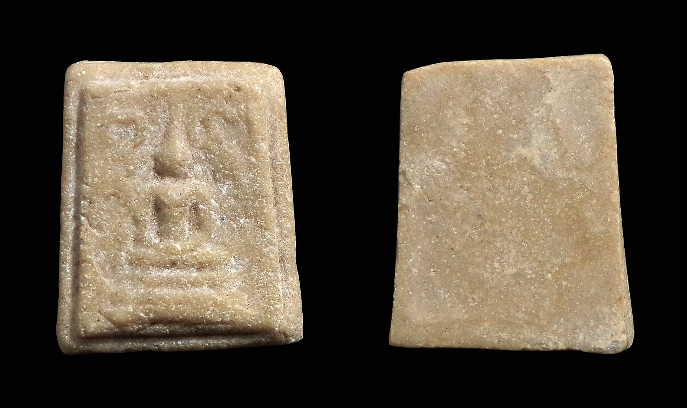 พระสมเด็จคะแนนข้างยันต์ เนื้อผงน้ำมัน วัดมฤคทายวัน หัวหิน จ.ประจวบฯ