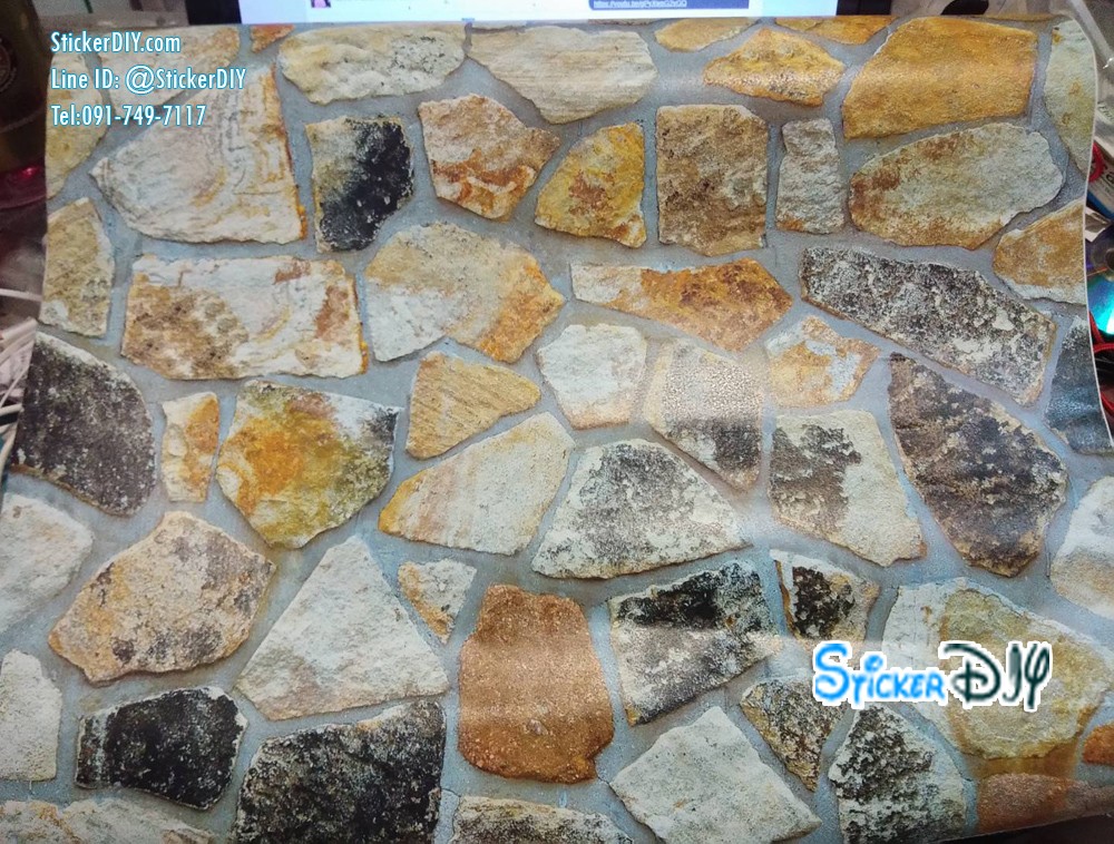 (หน้ากว้าง45ซม..xยาว10เมตร)Wallpaper sticker วอลเปเปอร์แบบกาวในตัว SA1014