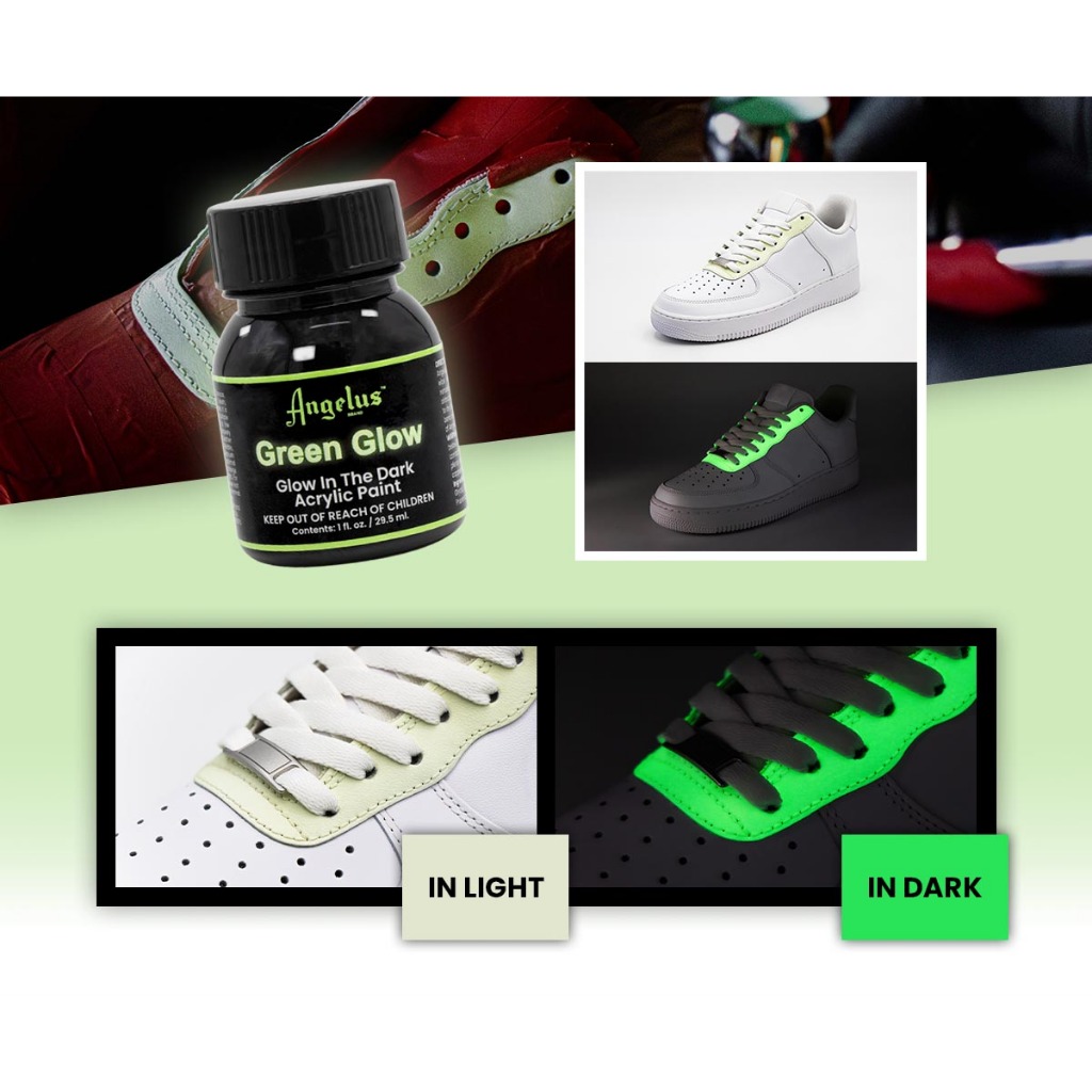 Angelus Glow In The Dark Paint - GREEN GLOW