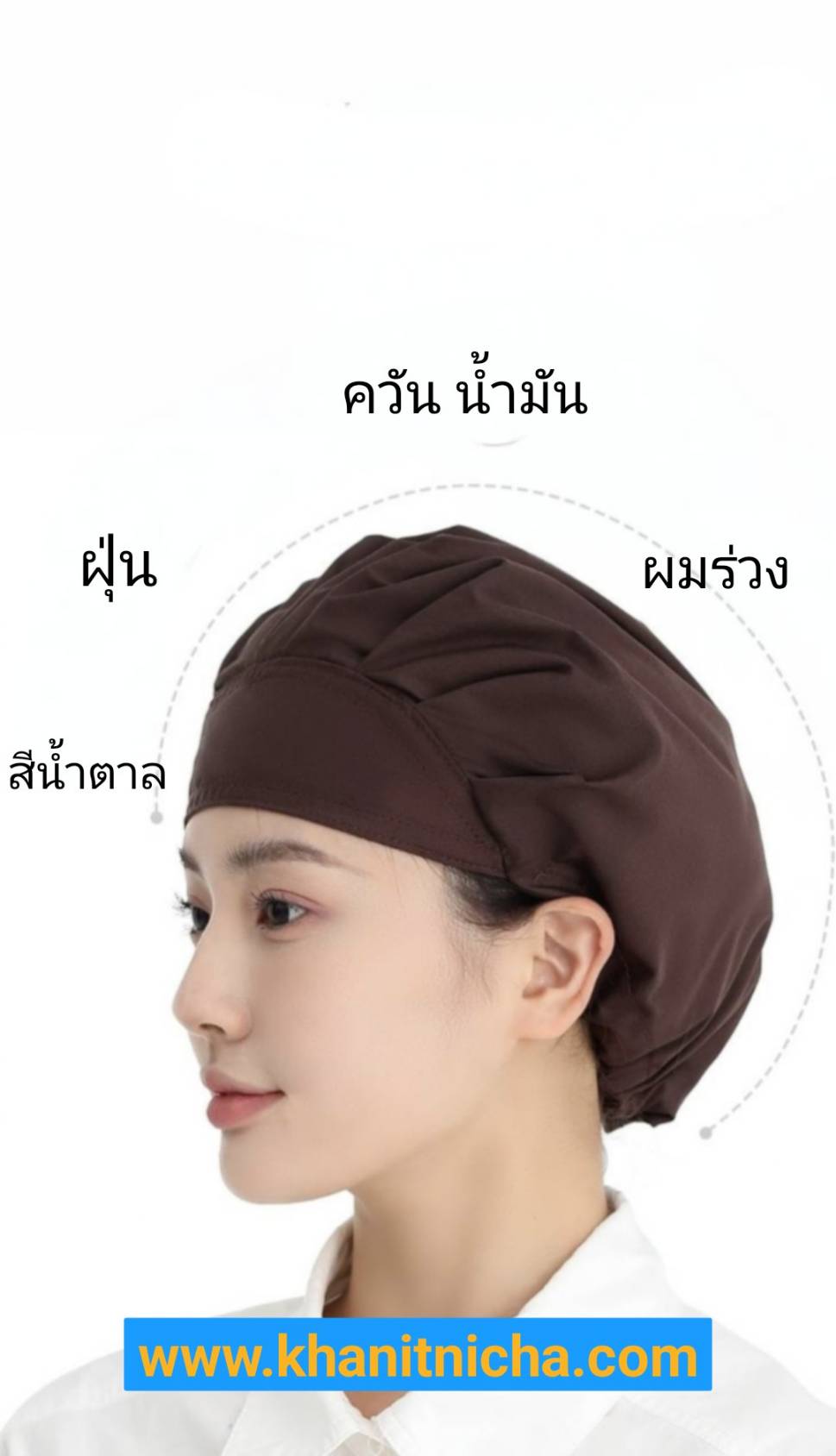 หมวกโรงงาน หมวกจัดเลี้ยง หมวกเชฟ หมวกป้องกันควันน้ำมัน หมวกป้องกันฝุ่น หมวกป้องกันควันน้ำมัน หมวกทำงานครัว