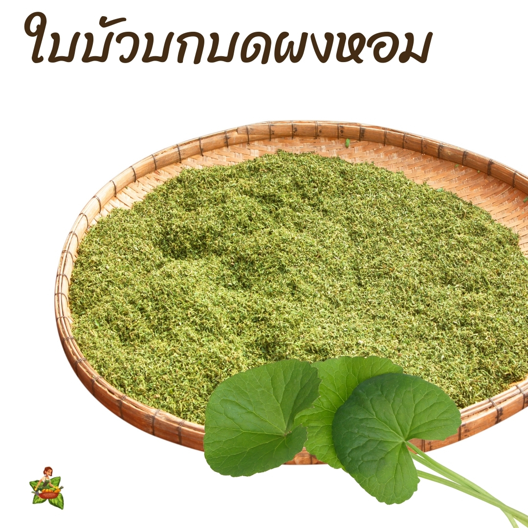 ใบบัวบก บดผง ขนาด 100กรัม 250กรัม 500กรัม 1กิโลกรัม