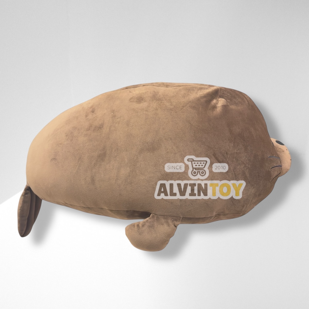 ตุ๊กตา แมวน้ำสีน้ำตาล นุ่มนิ่ม ตัวใหญ่