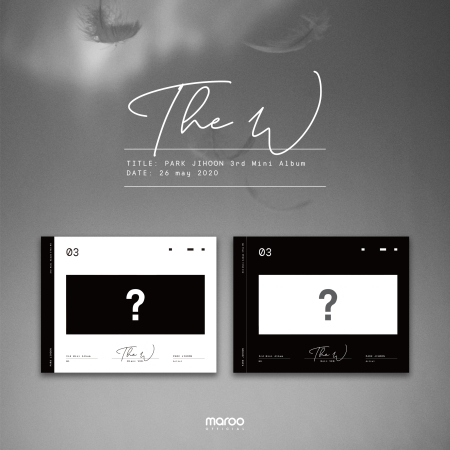 ( Pre-Order ) Park Ji Hoon 3rd Mini Album The W Set 2 ver + Poster 2 ver วางจำหน่าย 26 / 5 / 2020
