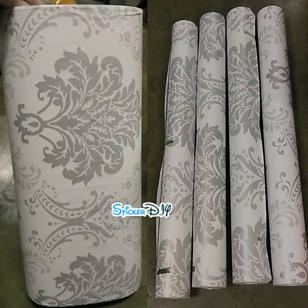 (กว้าง45cm.xยาว10m.)Wallpaper sticker วอลเปเปอร์แบบกาวในตัว หลุยส์ WP5035-2A