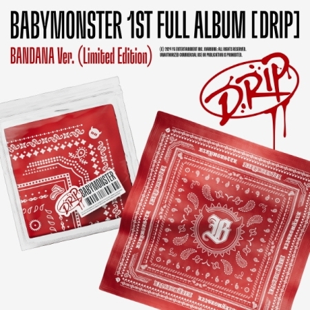 ( Pre-Order ) BABYMONSTER 1st Full Album [ DRIP ] Badana ver ( Limited Edition ) * ไม่มี Poster * วางจำหน่าย 1 / 11 / 2024