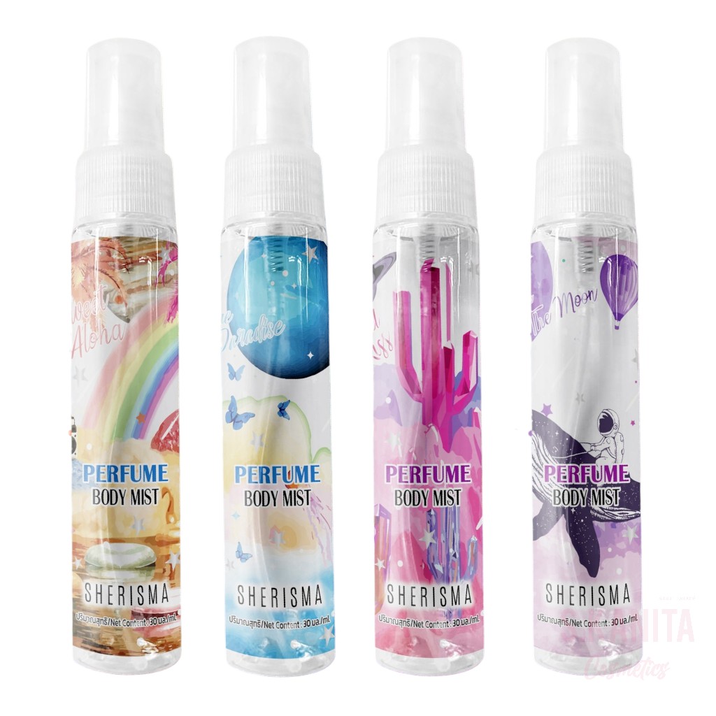 Sherisma เชอร์ริสม่า น้ำหอม กลิ่นหวาน (30 มล) PERFUME BODY MIST (30 ML)