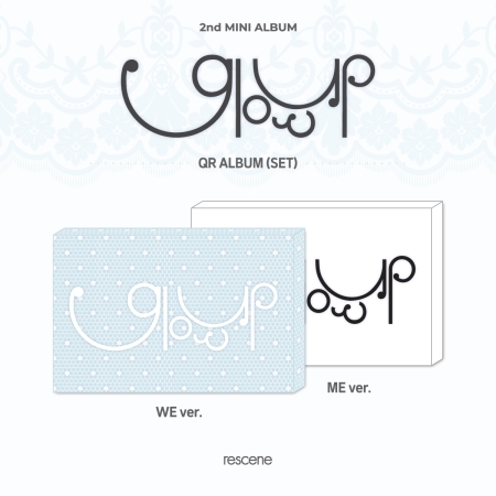 ( Pre-Order ) RESCENE 2nd Mini Album Glow Up ( QR ver ) random ver * ไม่มี Poster พับในกล่อง * วางจำหน่าย 6 / 2 / 2025
