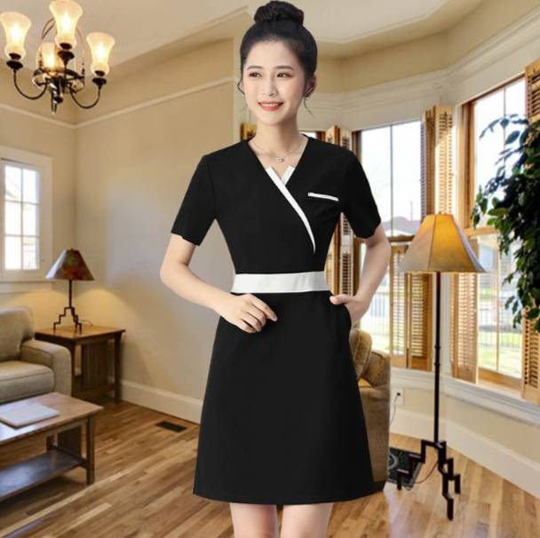 ชุดฟอร์มพนักงาน ชุดพนักงานร้านนวดสปา เสริมสวย คลินิกความงาม