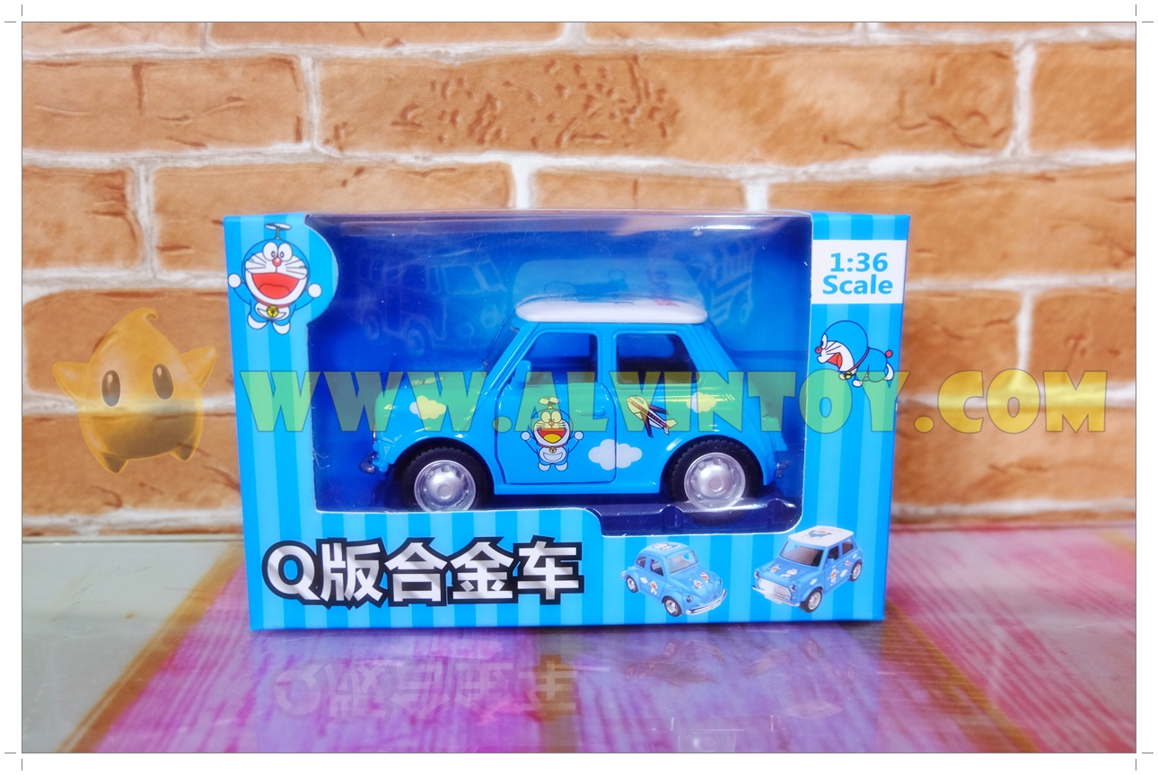 รถเหล็ก Doraemon - โดราเอม่อน มีเสียงมีไฟ Scale 1:36