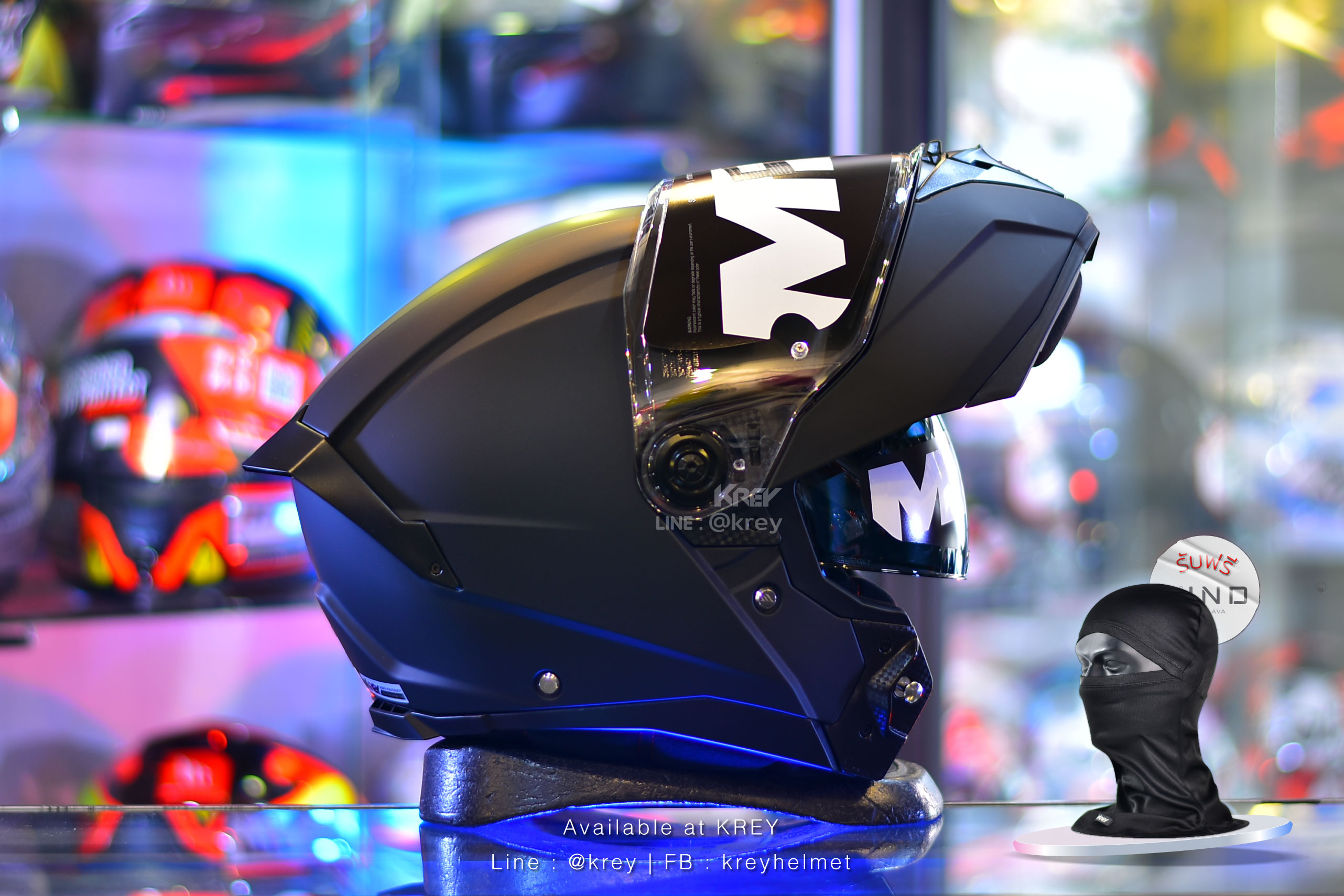 MT model ATOM 2 SV PURE MATT BLACK