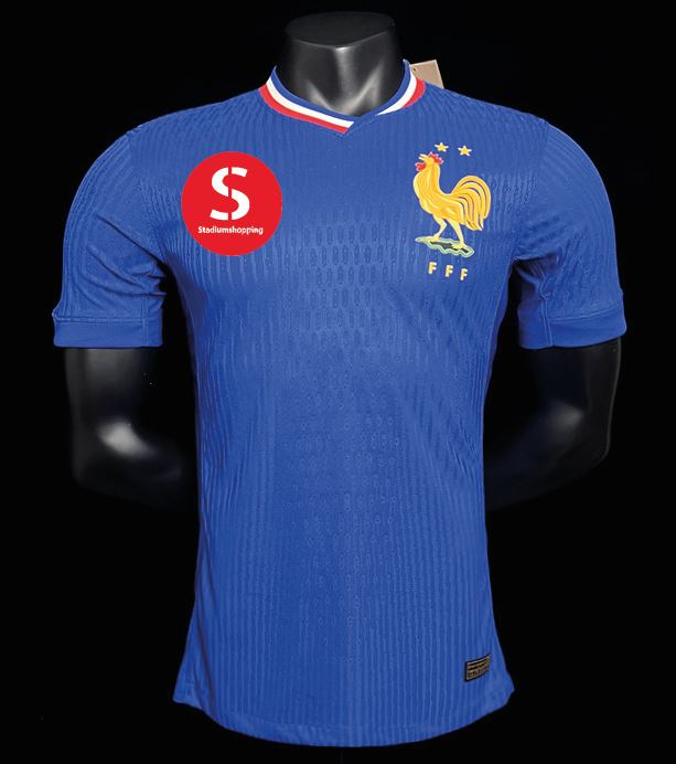 เสื้อทีมชาติฝรั่งเศส เหย้า (เพลเยอร์) EORO 2024 ไซส์ S,M,L,XL,2XL