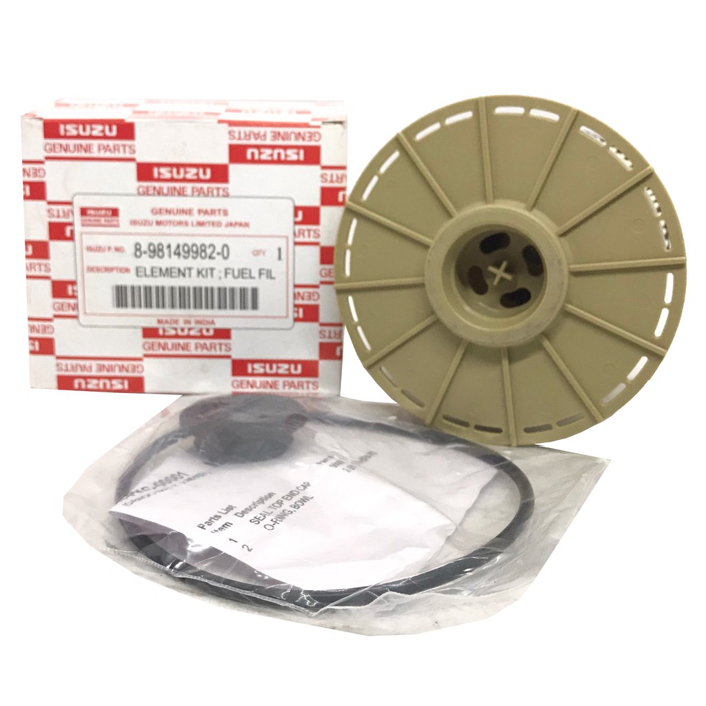 (แท้ศูนย์) กรองดักน้ำ ไส้กรองดักน้ำ ISUZU D-Max/Mu-7เครื่องยนต์ 2.5 , 3.0 ปี 2008-2011 (8981499820 / 8-98149982-0) คอมมอนเรล
