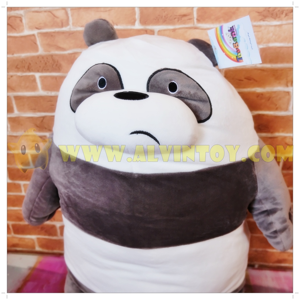 ตุ๊กตาหมอนผ้าห่มหมีแพนด้า ขนาดตุ๊กตา 50 ซม. ขนาดผ้าห่ม 140x90 ซม.