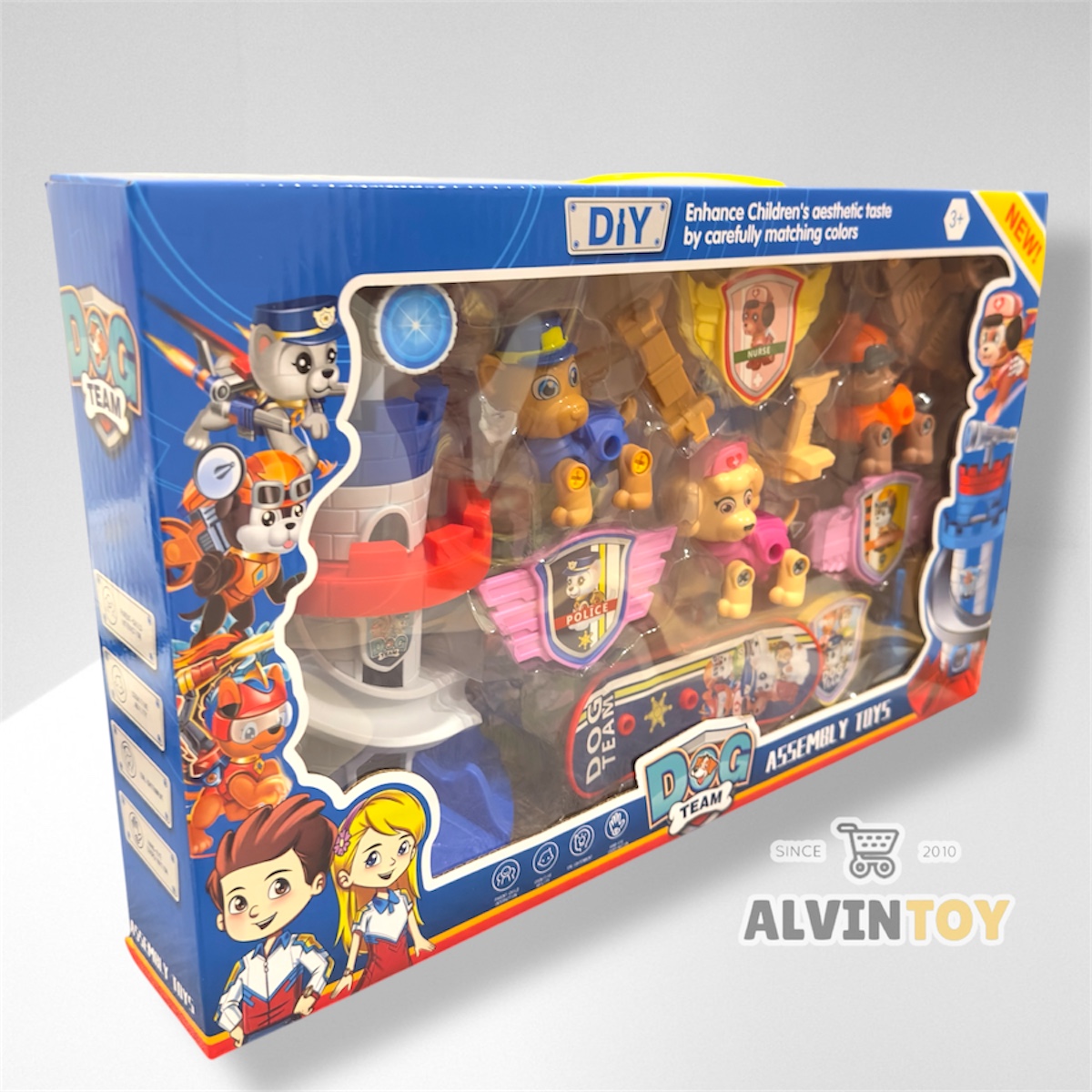 ชุดของเล่น Patrol Dogs - หมากู้ภัย พร้อมอุปกรณ์ของเล่น