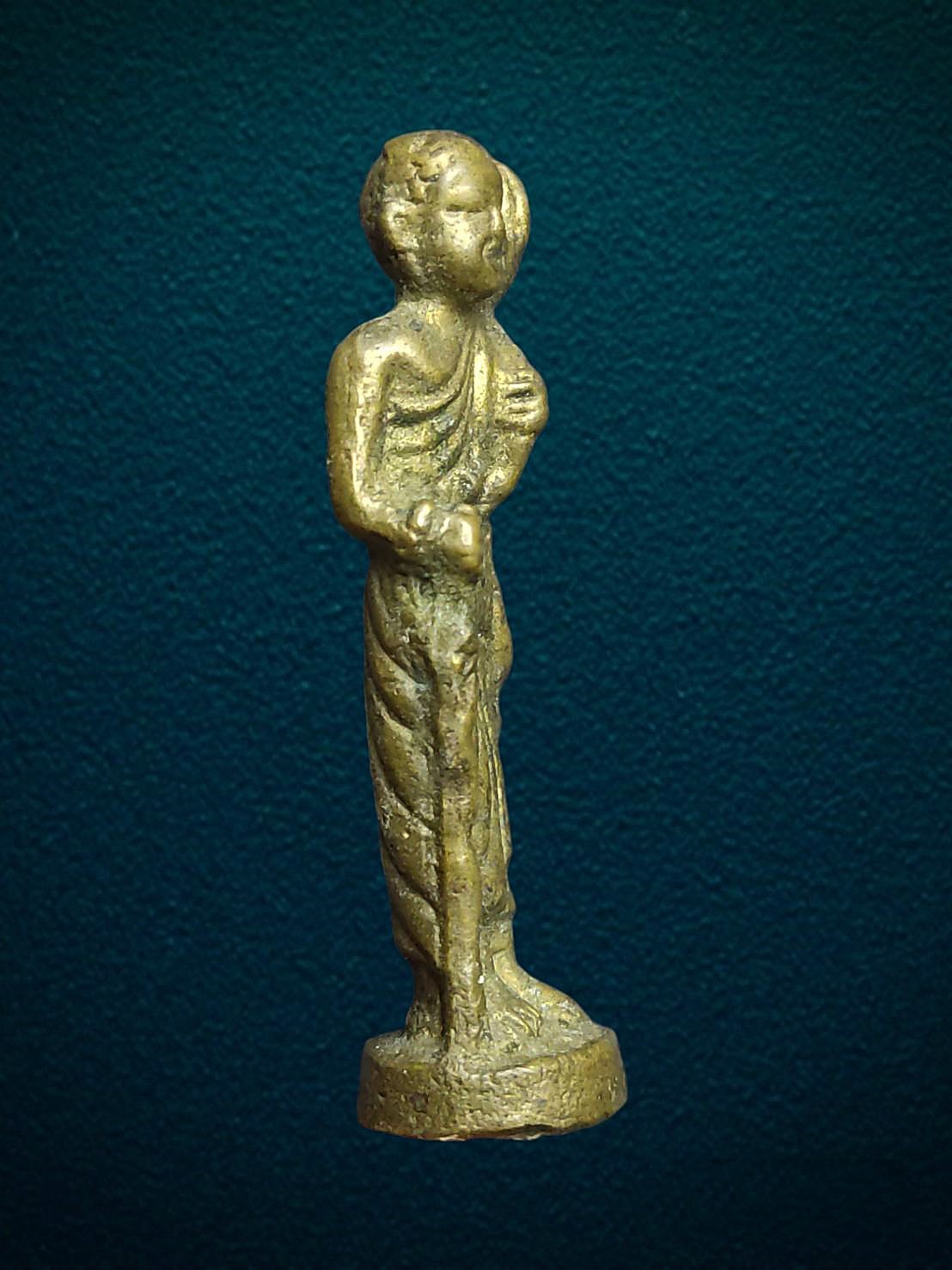 พระสิวลี หลวงพ่อแฉ่ง วัดบางพัง จ.นนทบุรี ปี 2495 เนื้อทองเหลือง