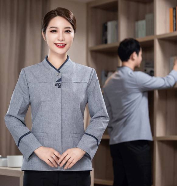 เสื้อแม่บ้าน พ่อบ้าน เบลบอย ชุดพนักงานทำความสะอาด