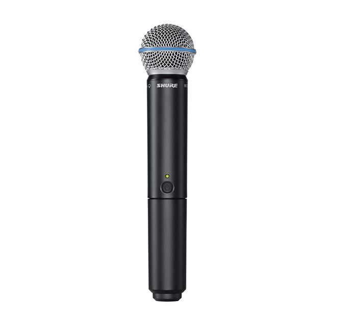 SHURE BLX24TH/B58 *ของแท้รับประกัน 1ปี* ไมค์ไร้สาย Wireless Handheld Microphone System with Beta58A Capsule (UHF 694-703 และ 748-758 MHz)