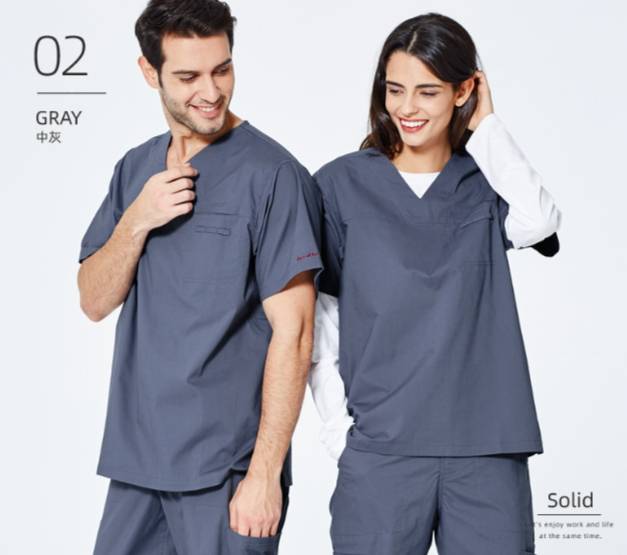 ชุดสครับ ชุดหมอผ่าตัด ชุดพยาบาลห้องผ่าตัด เอวยางยืด ระดับพรีเมี่ยม