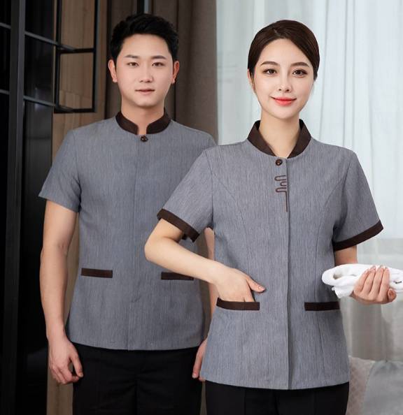 เสื้อแม่บ้าน ชุดพนักงานทำความสะอาด ชุดแม่บ้าน