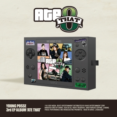 ( Pre-Order ) YOUNG POSSE 3rd EP [ATE THAT] * มี Poster พับในกล่อง * วางจำหน่าย 22 / 8 / 2024