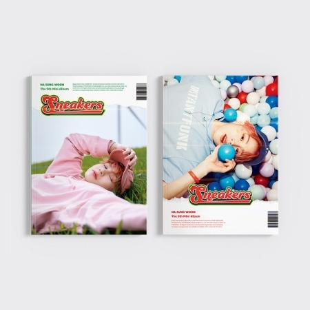 ( Pre-Order ) Ha SungWoon 5th Mini Album Sneakers ( random ver ) + Poster วางจำหน่าย 8 / 6 / 2021